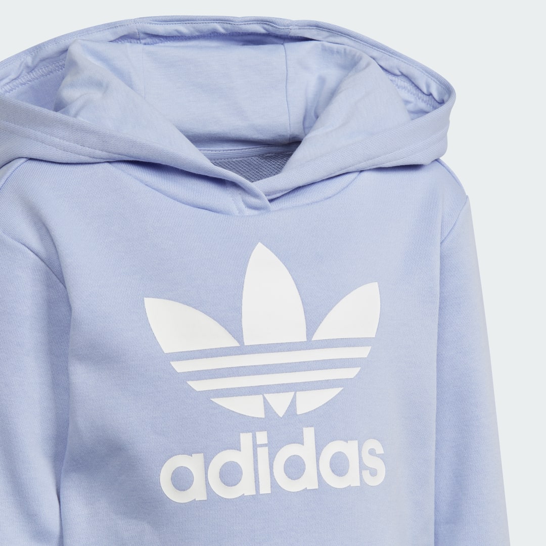 

adidas Conjunto Adicolor Buzo con Capucha y Licras Niño, Violeta