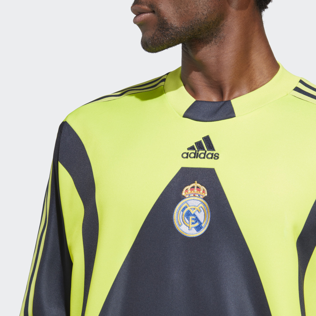 

adidas Jersey de Arquero Icon Real Madrid Hombre, Night azul/team semi sol amarillo