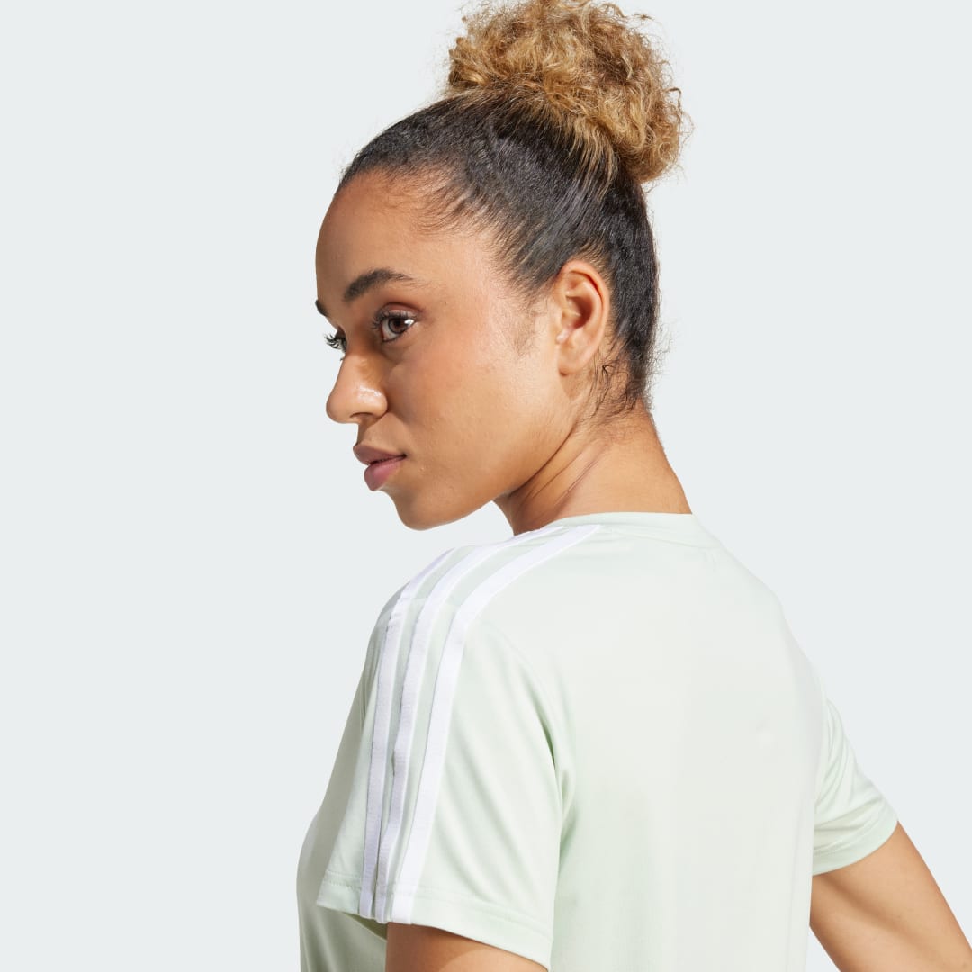 Adidas AEROREADY Train Essentials 3-Stripes V-neck T-shirt