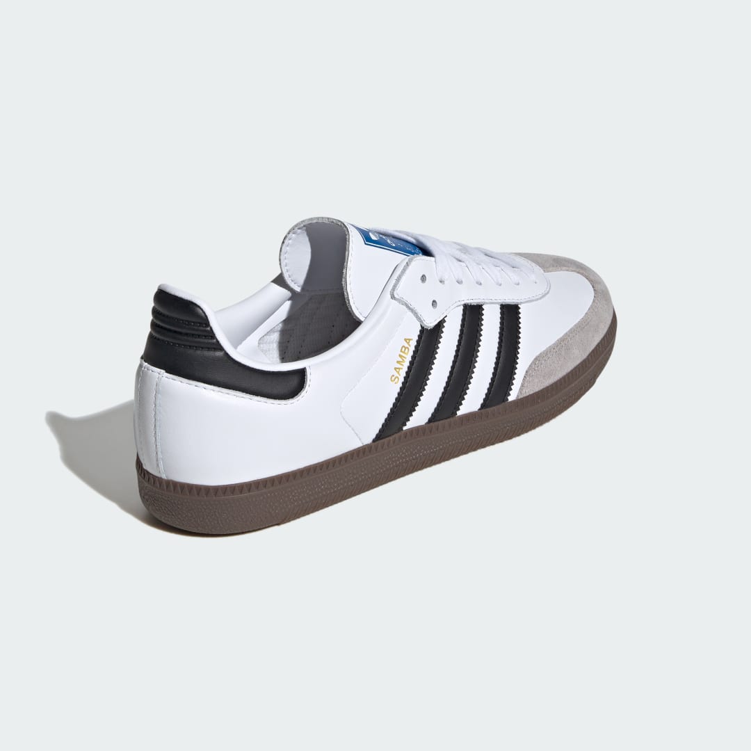 

adidas Tenis Samba OG Unisex, Blanco/negro/clear granite