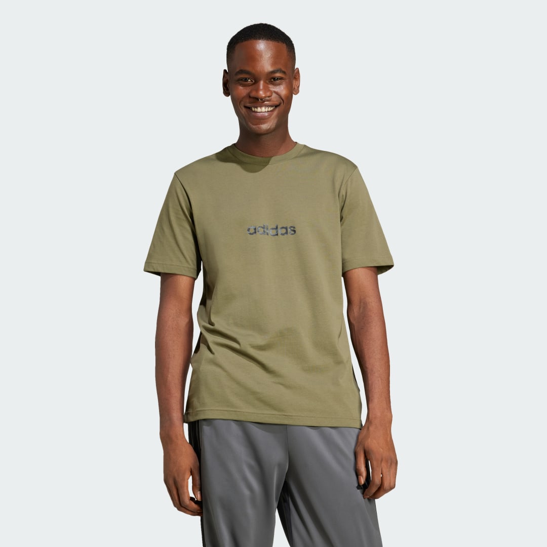 Adidas Sportswear T-shirt M C CAMO LIN T