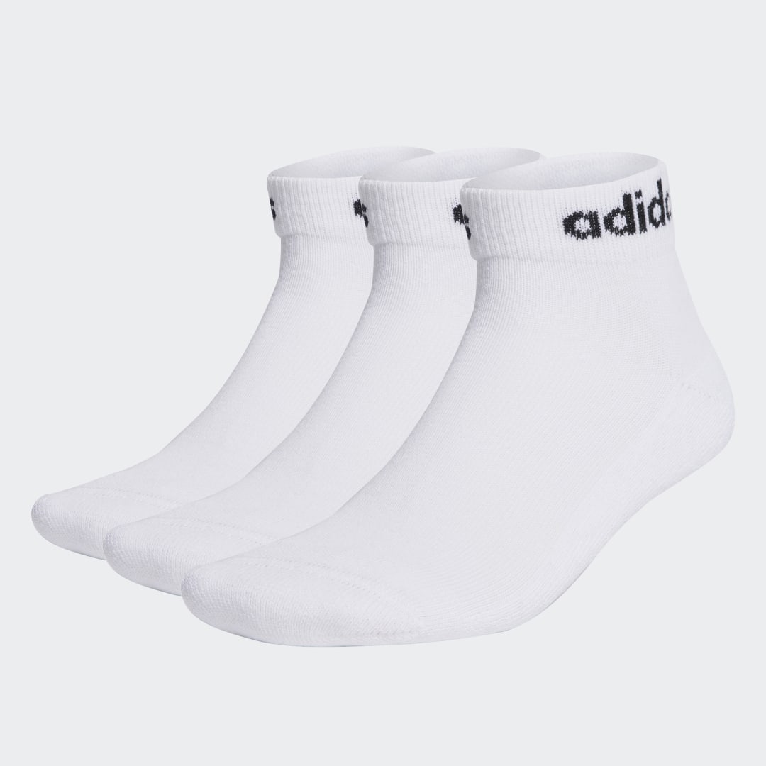 adidas Linear Ankle Cushioned Socks 3 Pairs