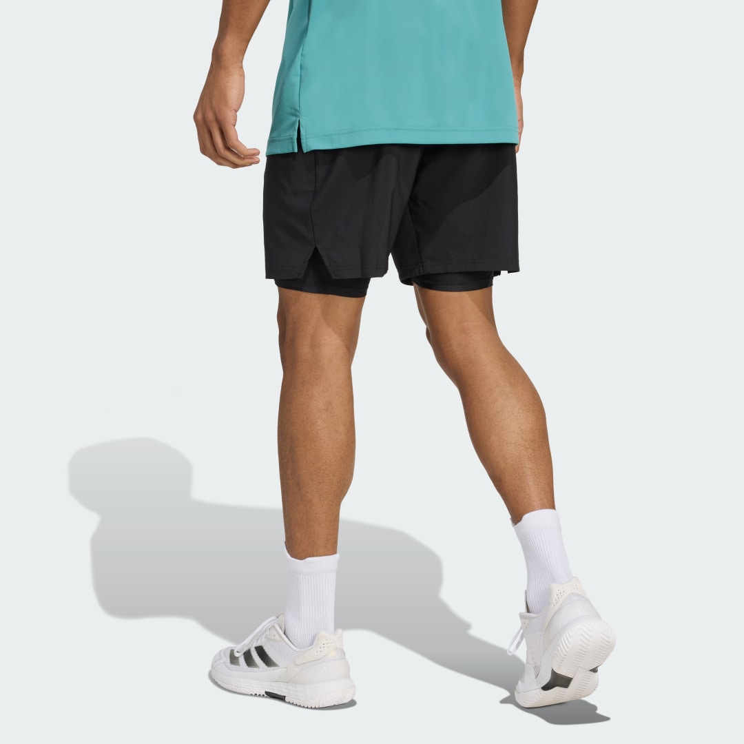 Short 2 en 1 Club Tennis Climacool - vue 2