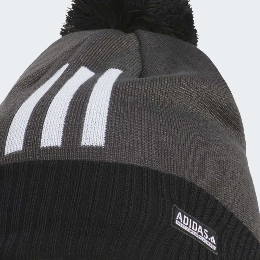 Thumbnail - Pom COLD.RDY Three Stripe Bommelmütze