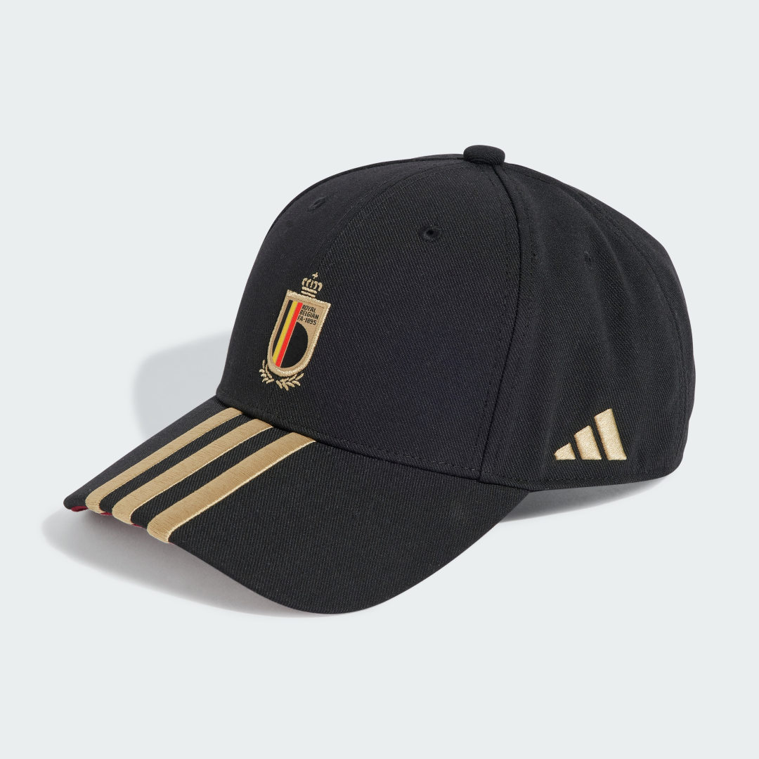 Image of adidas Belgium Soccer Cap Black M/L - Soccer Hats