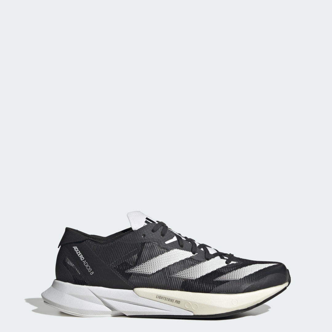 Women's Adizero Adios 8 Running Shoes Carbon/Cloud White/Core Black 36 2/3, Carbon/Cloud White/Core Black
