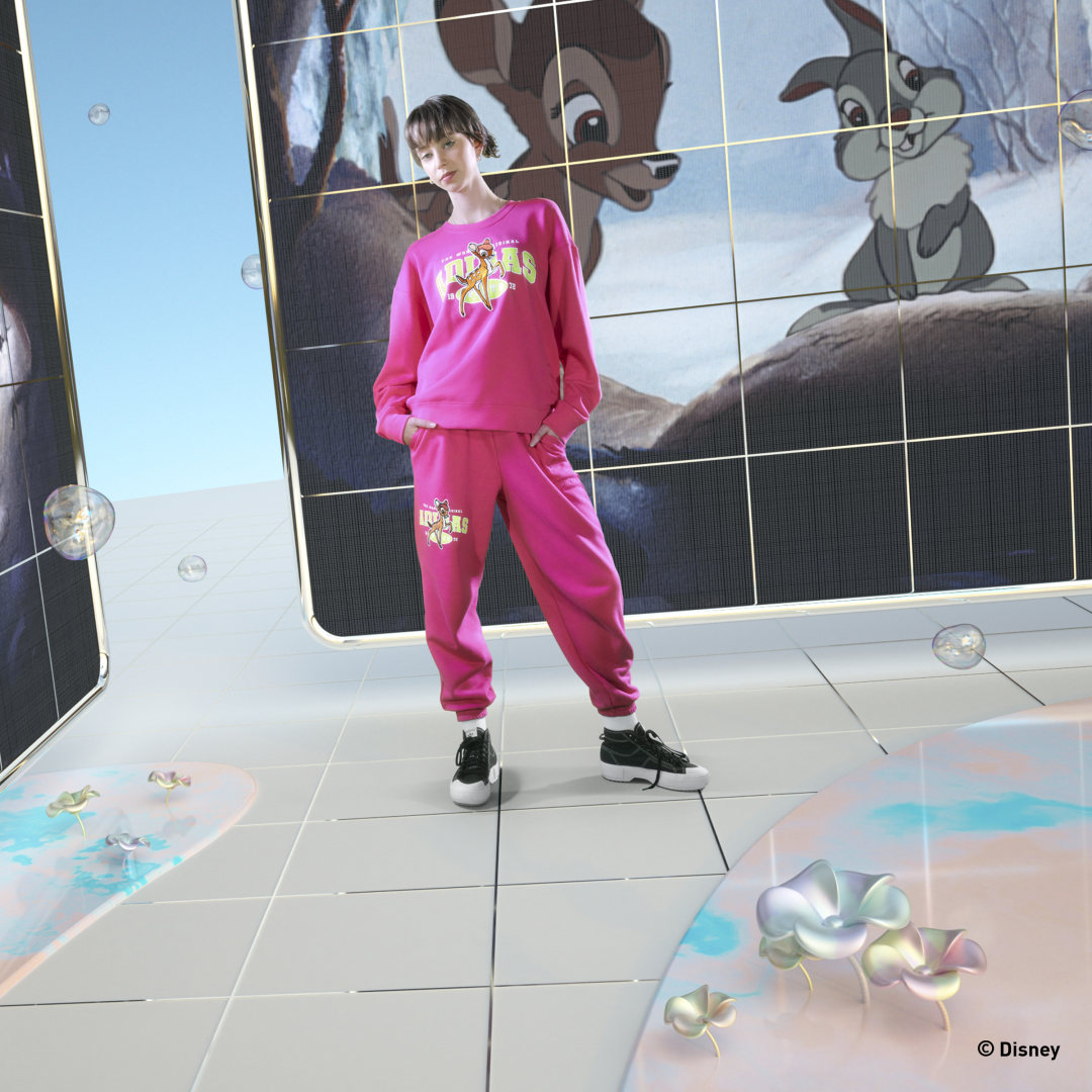 фото Брюки disney bambi graphic adidas originals