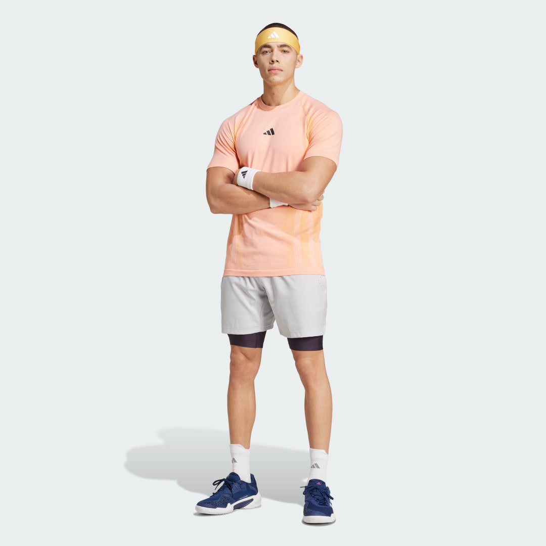 Adidas Tennis Pro Naadloos AEROREADY FreeLift T-shirt