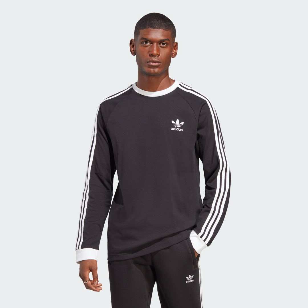 

adidas Polera Adicolor Classics 3 Tiras Manga Larga Polera Adicolor Classics 3 Tiras Manga Larga Hombre  - Hombre Originals, Negro