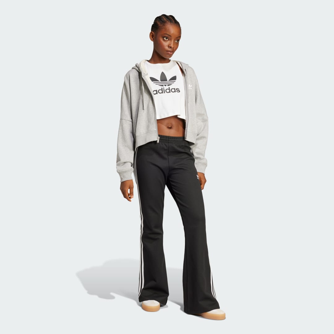 Veste à capuche courte entièrement zippée French terry Essentials - vue 4