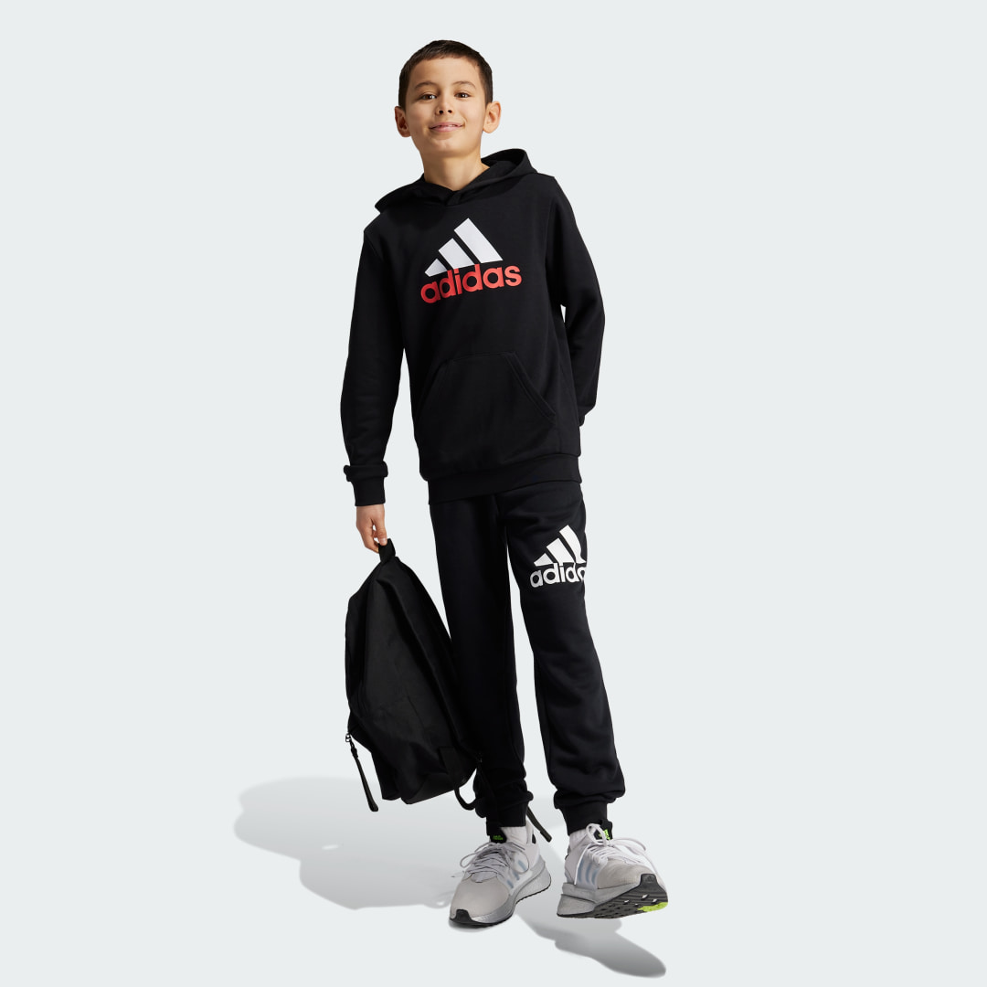 Adidas Essentials Two-Colored Big Logo Katoenen Hoodie