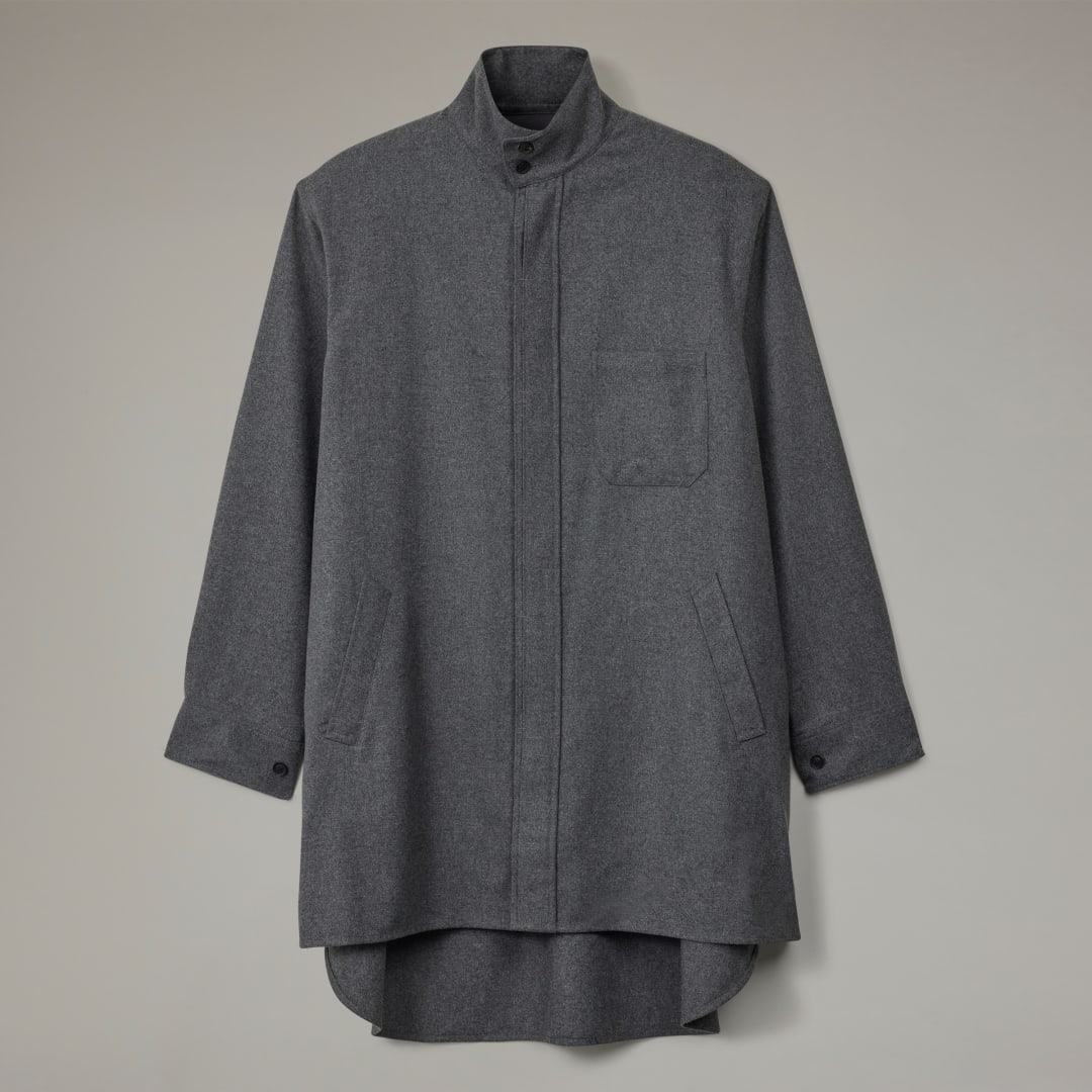 Adidas Y-3 Wool Flannel Overhemd