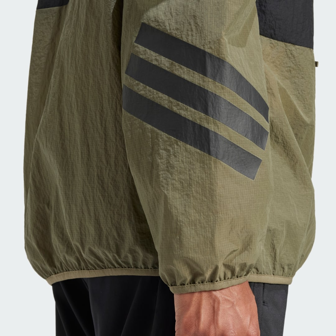 Adidas Future Icons 3-Stripes Woven Sweatshirt met Halflange Rits