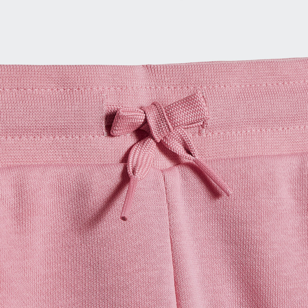 

adidas Conjunto Buzo de Cuello Redondo Niño, Rosa