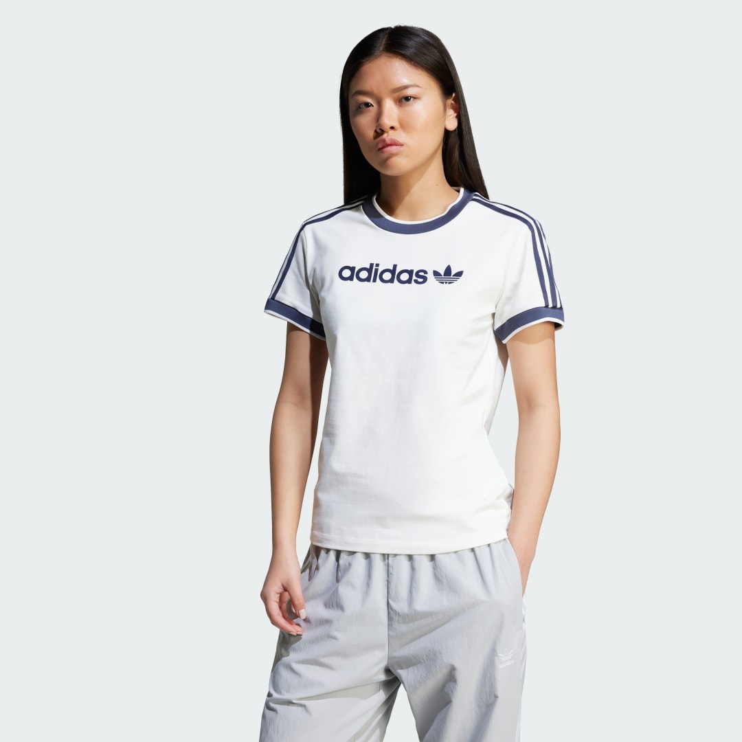 Image of T-shirt Linear Logo 3-Stripes cod002