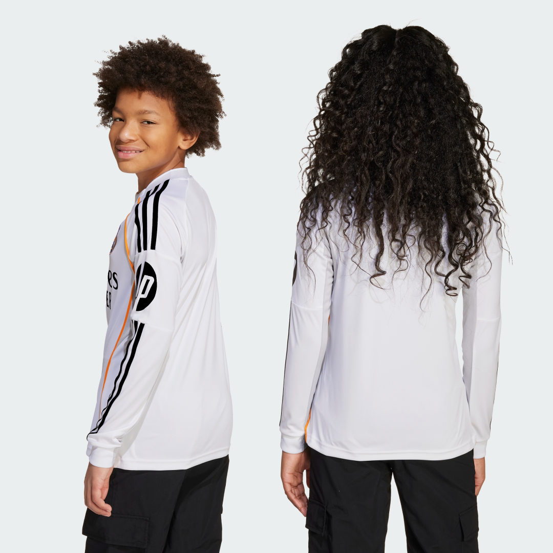 Adidas Real Madrid 25 26 Longsleeve Thuisshirt Kids