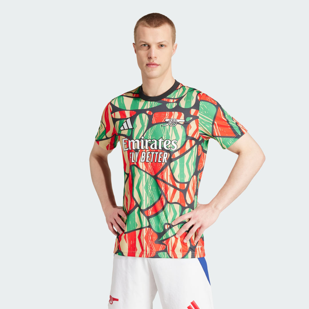 Adidas Arsenal FC Pre Match Shirt Red Black- Heren Red Black