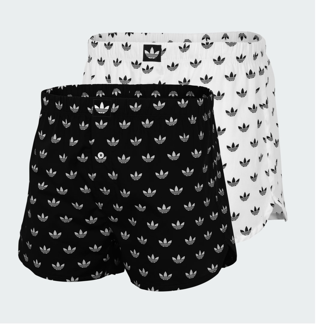 Adidas Comfort Core Cotton Icon Geweven Boxer 2-Pack Ondergoed
