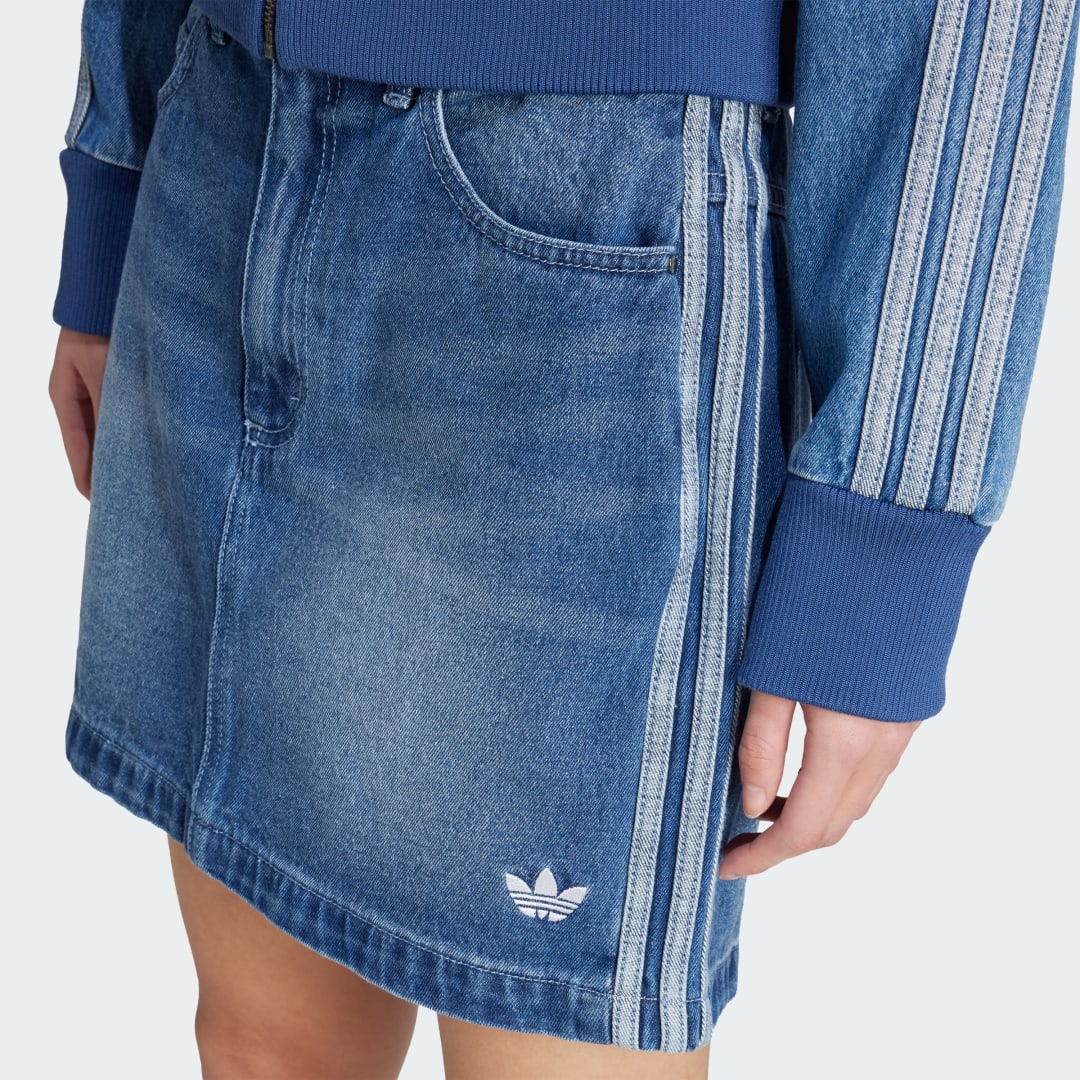 Adidas Adicolor 3-Stripes Denim Minirok