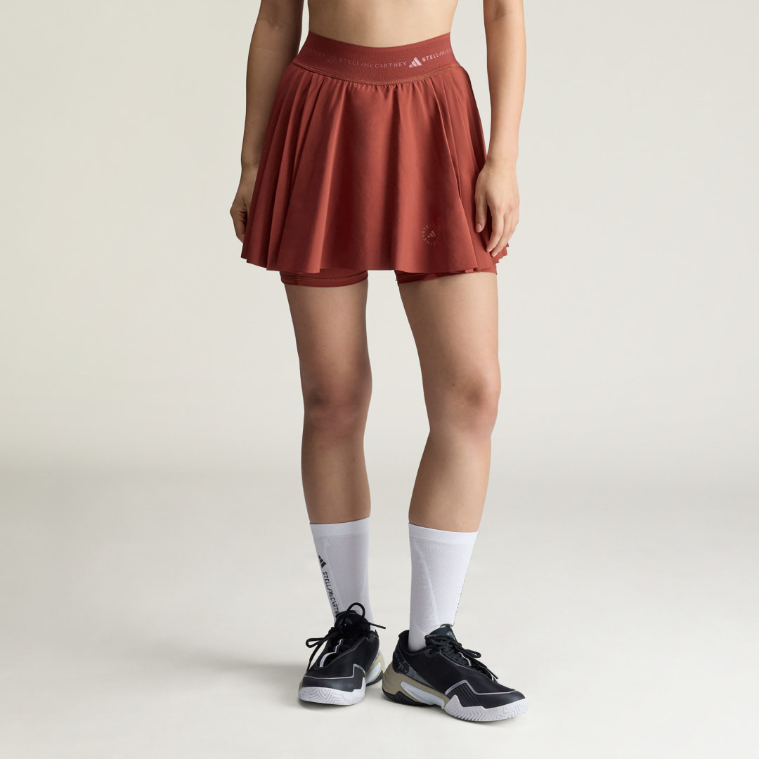 Jupe short plissée de training adidas by Stella McCartney - vue 5