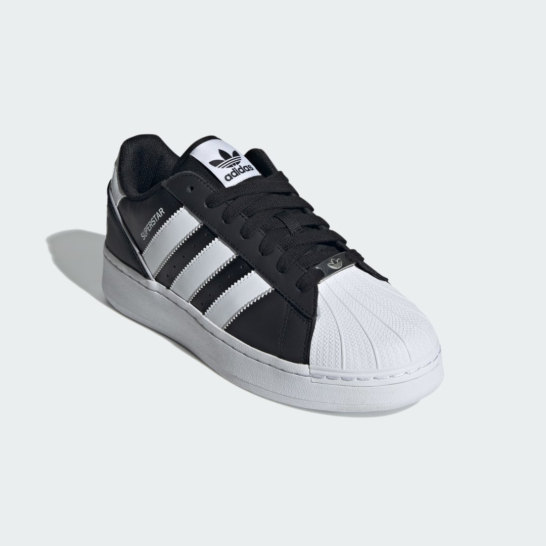 

adidas Tenis Superstar XLG Unisex, Negro/blanco/gris two