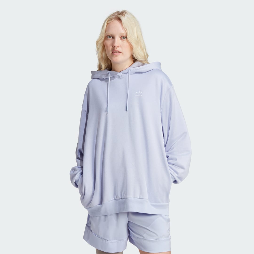 

adidas Buzo con Capucha Trifolio Oversized Mujer, Violeta