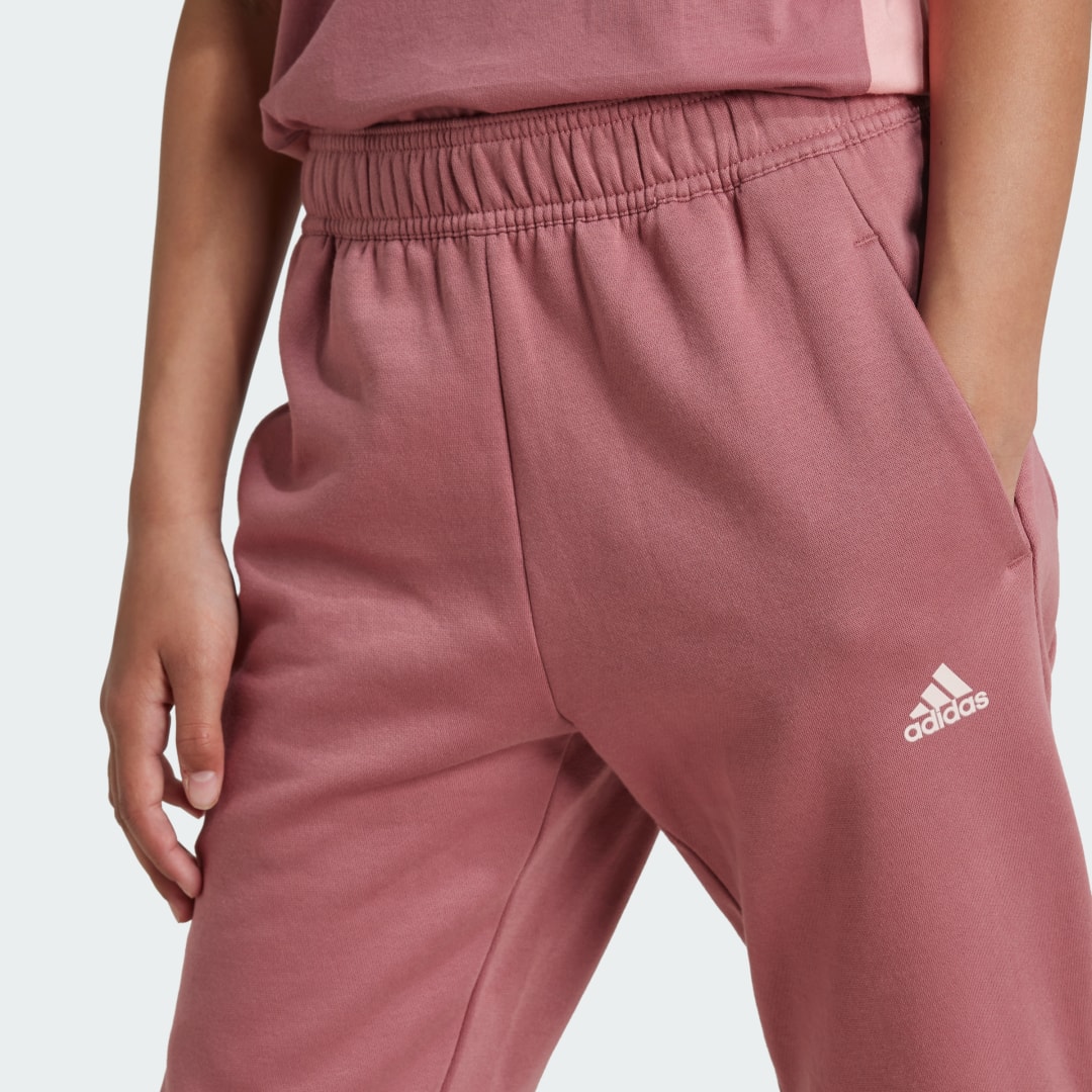 Adidas Tiberio 3-Stripes Colorblock Fleece Broek Kids