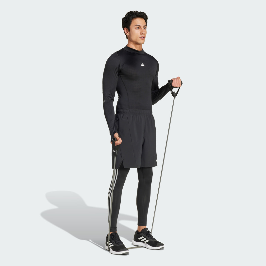 Collants adidas TECHFIT Compression Training 3 Stripes Long Tights EU - vue 4