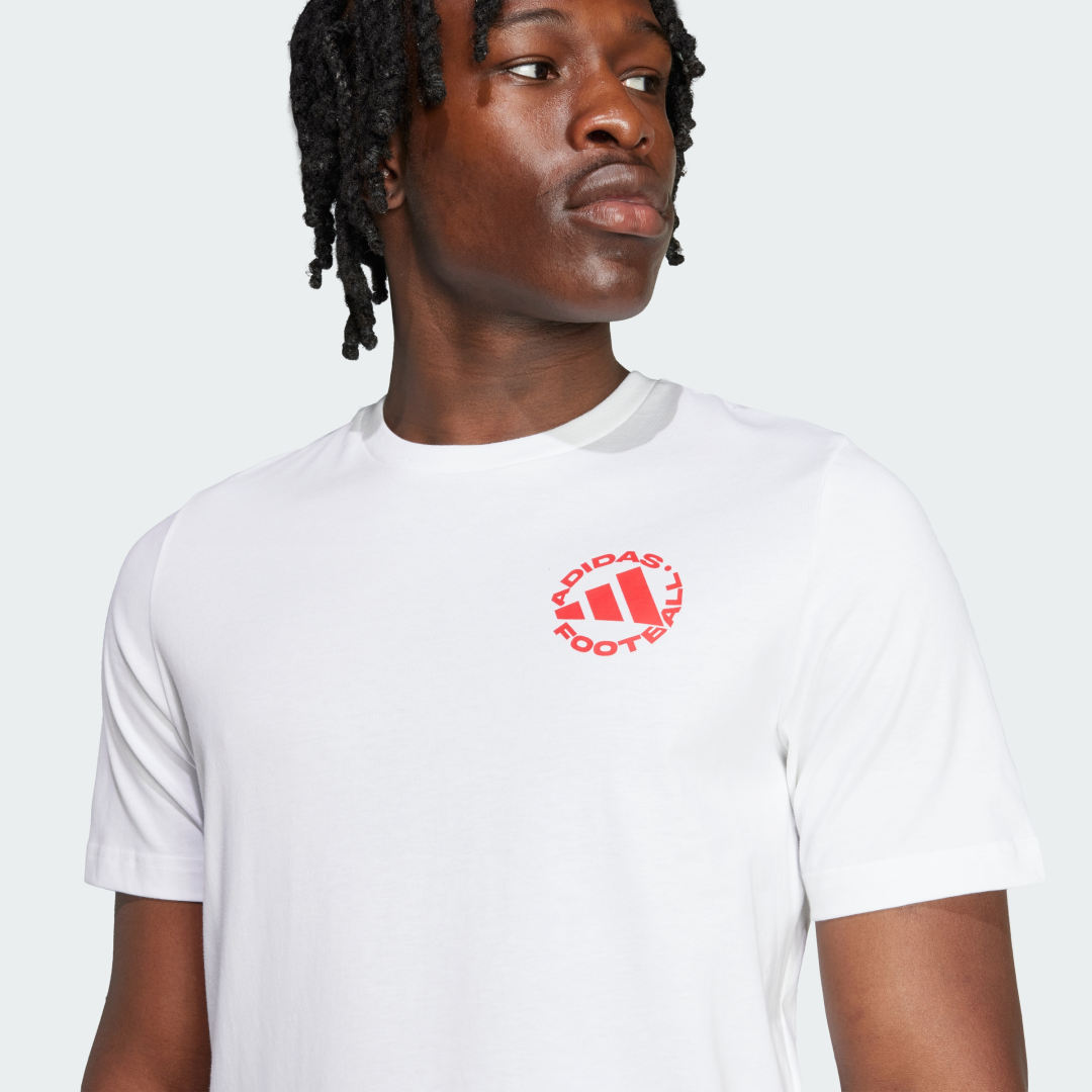 Adidas Football Sticker Graphic T-shirt