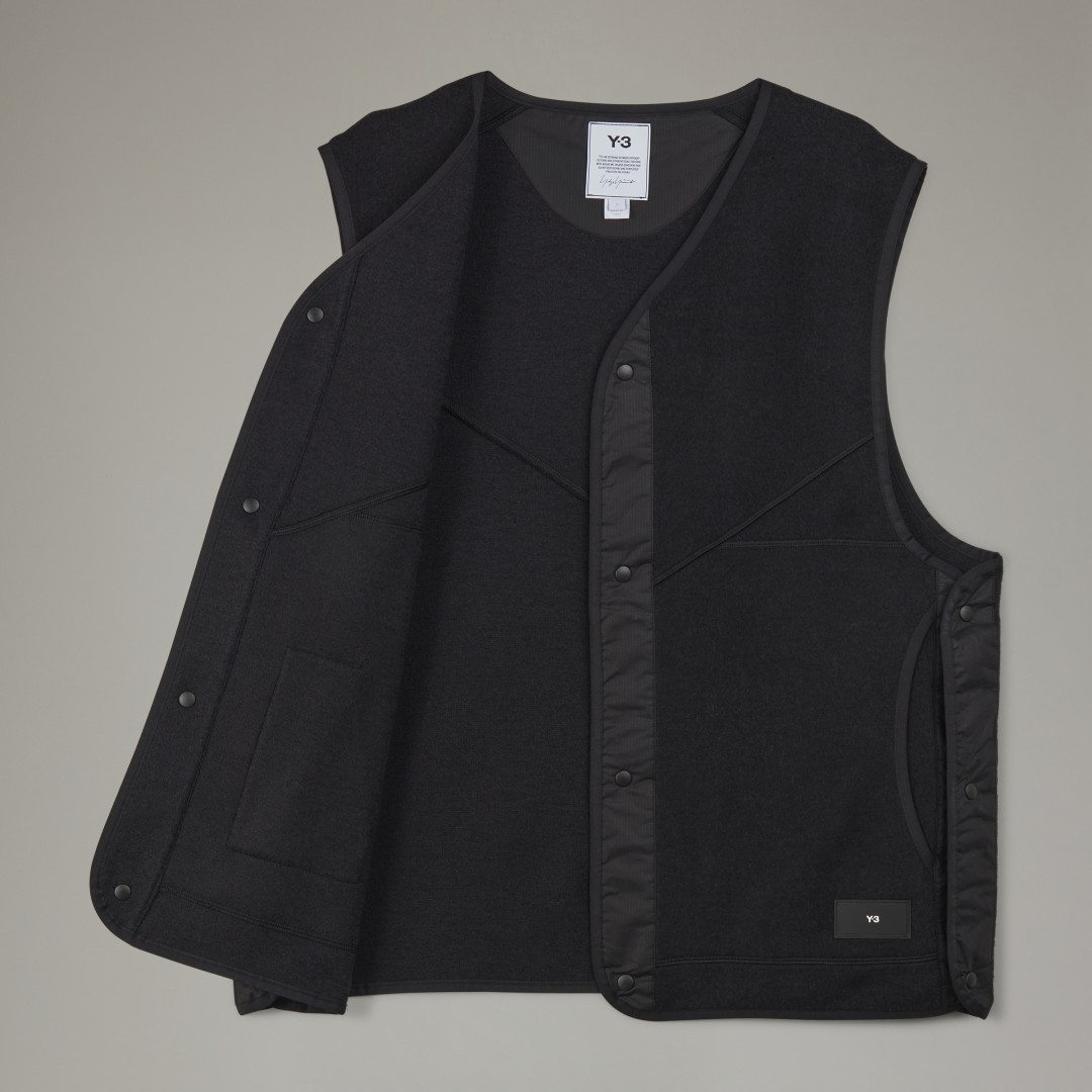 

adidas Fleece Vest Unisex, Negro