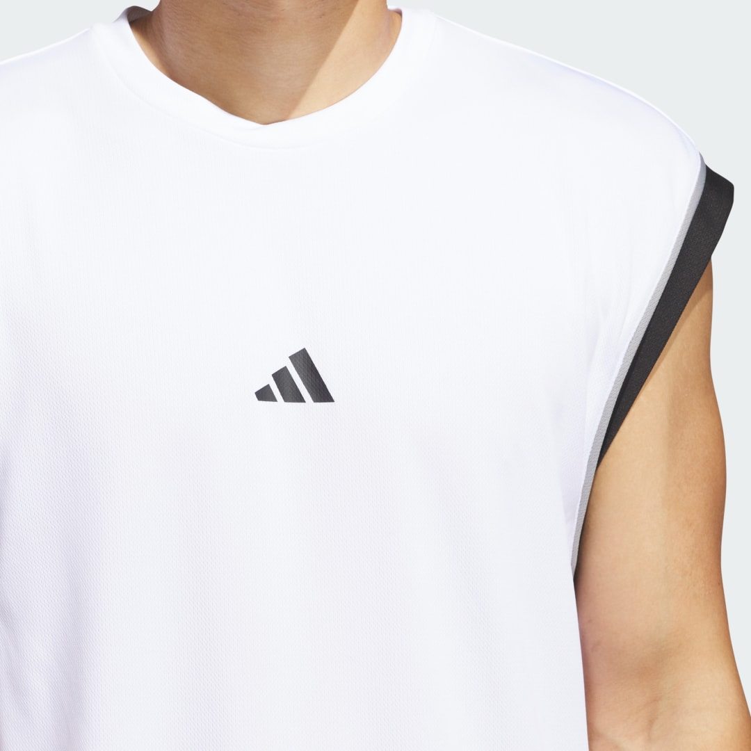 Adidas Basketball All-World Mouwloze Tanktop