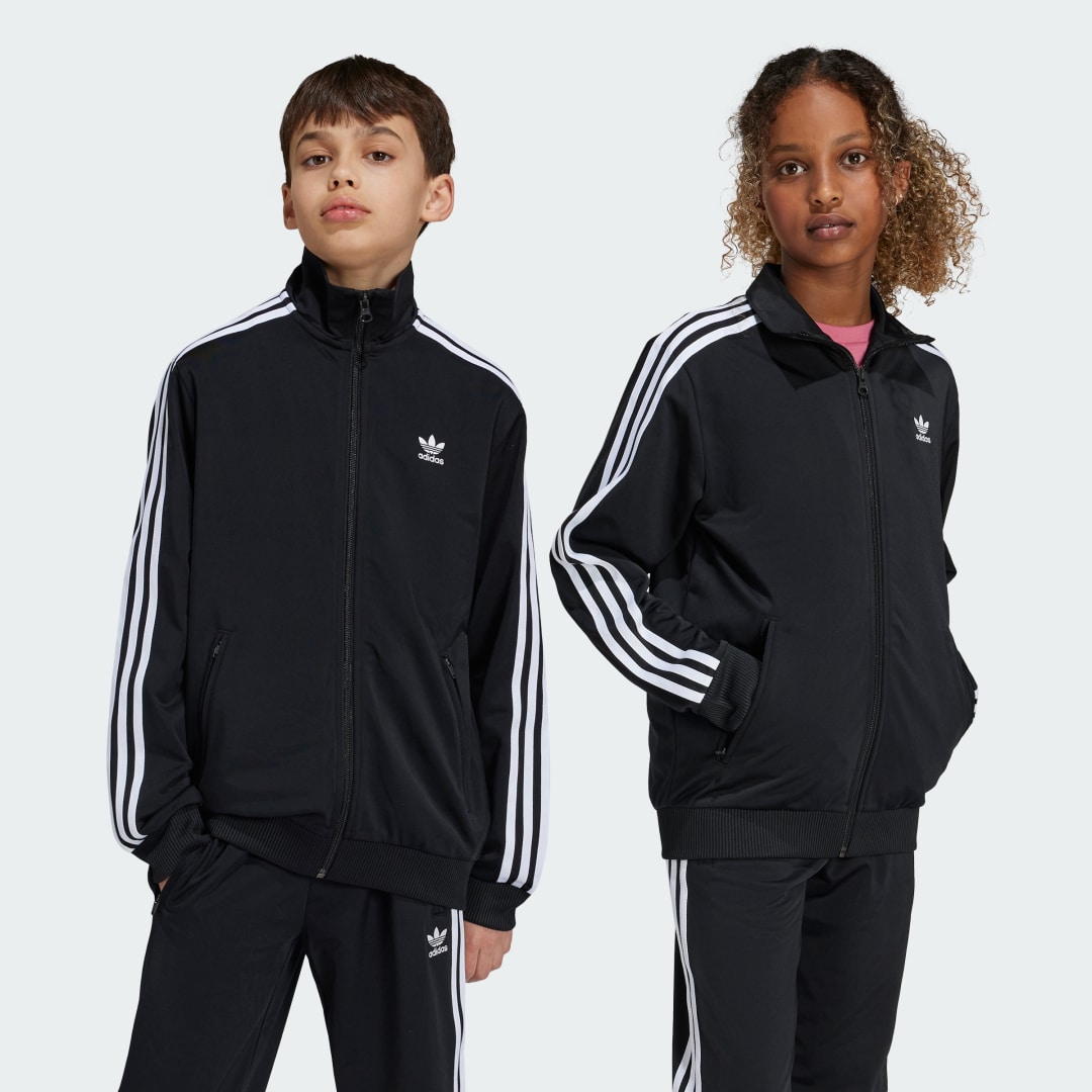 Adidas Originals adicolor Firebird trainingsjacke Trainingspakken in zwart formaten: 134