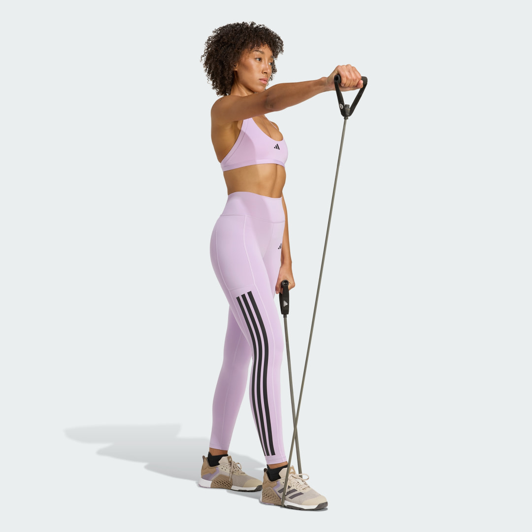 Adidas Optime 3-Stripes Full Length Legging