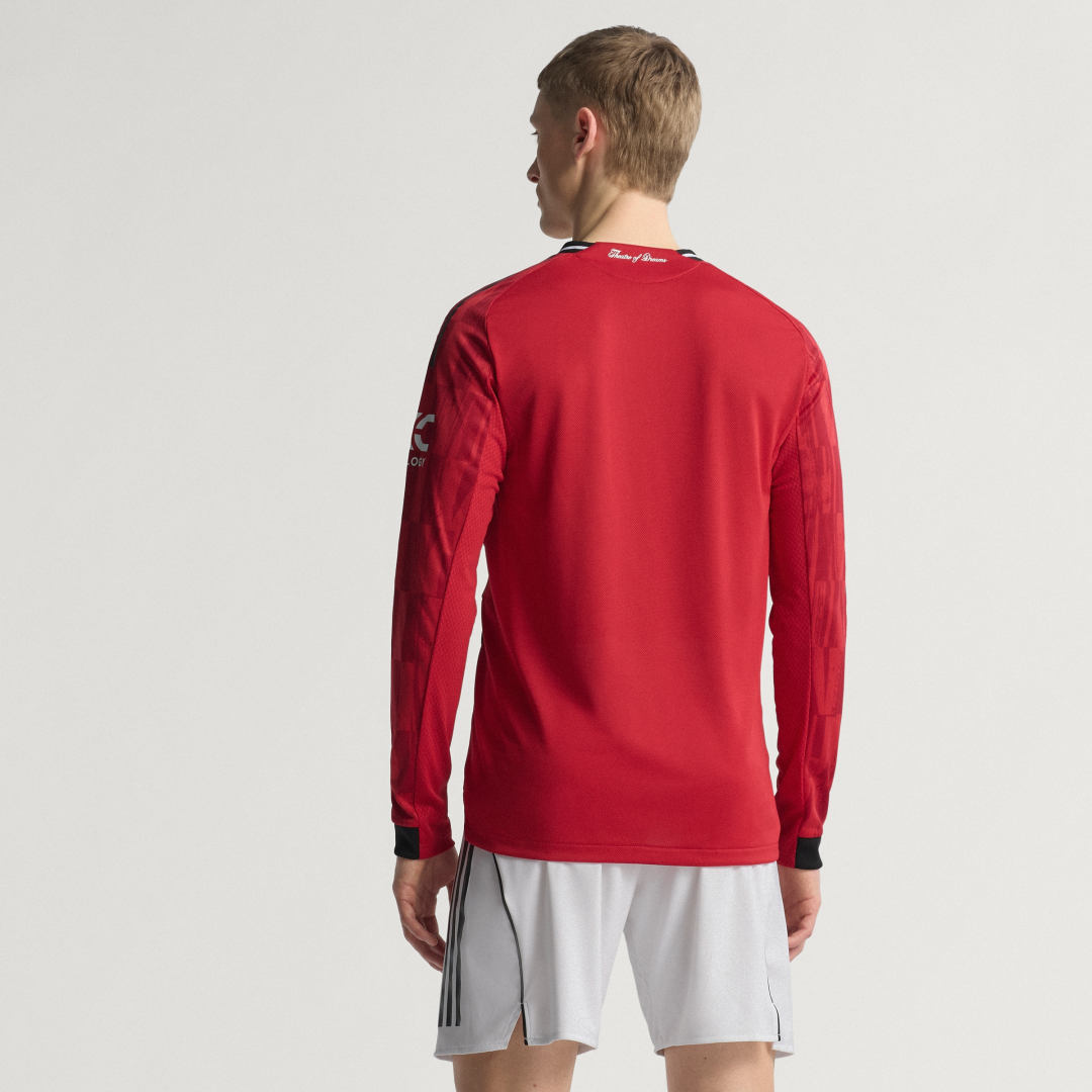 Adidas Manchester United 25 26 Authentiek Longsleeve Thuisshirt