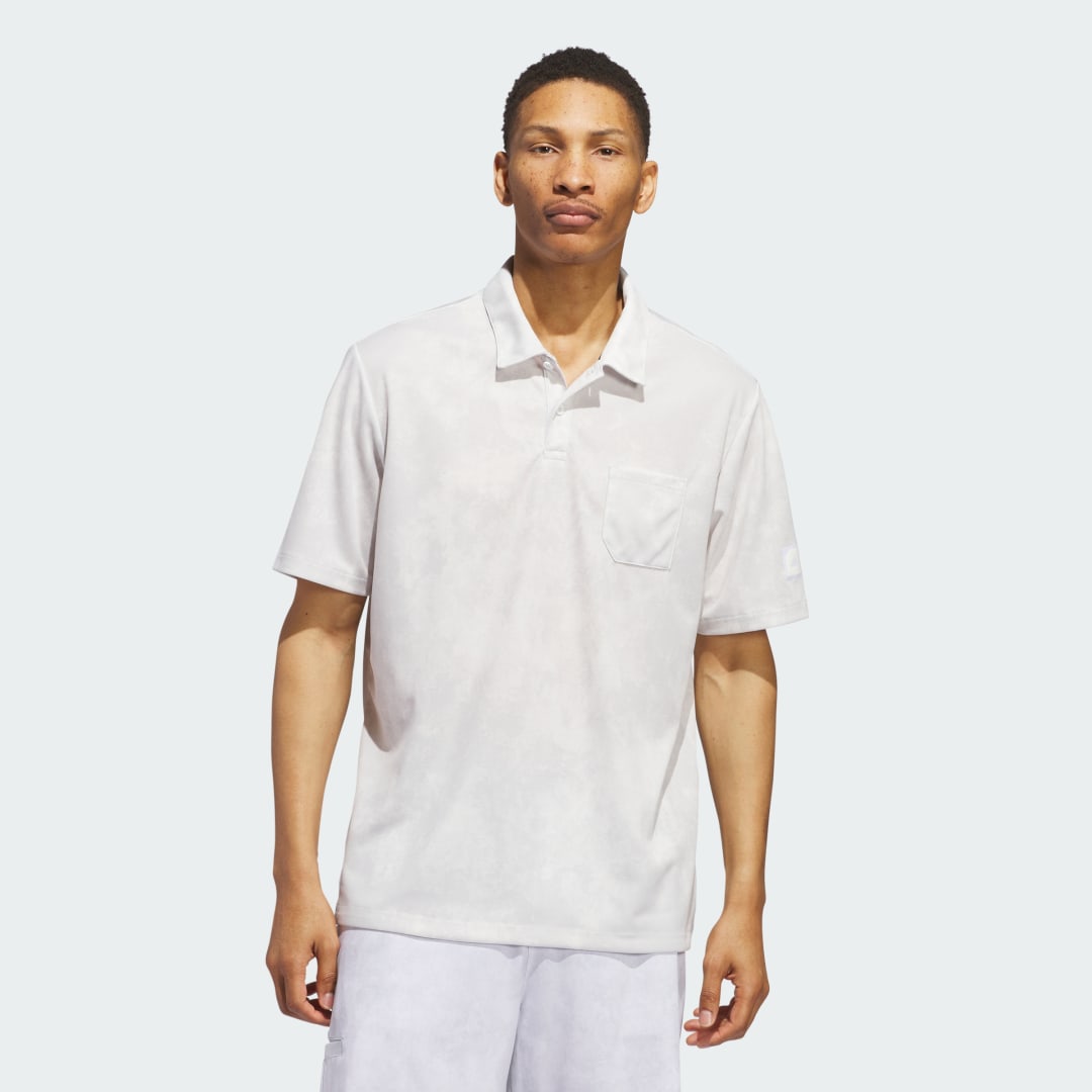 Image of adidas Adicross Polo Shirt Grey S - Men Golf Polo Shirts