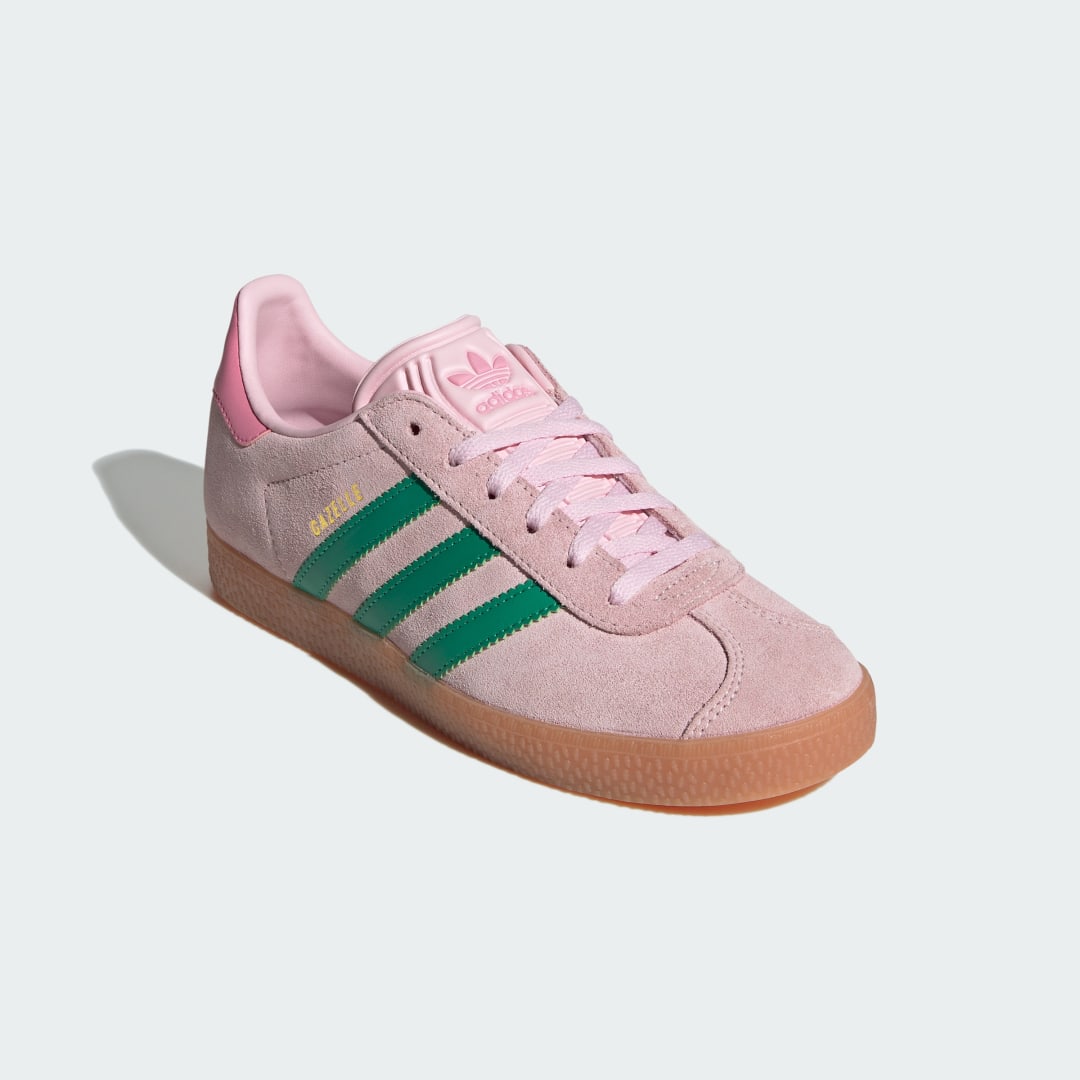 Adidas Gazelle sneaker Clear Pink / Court Green / Bliss Pink