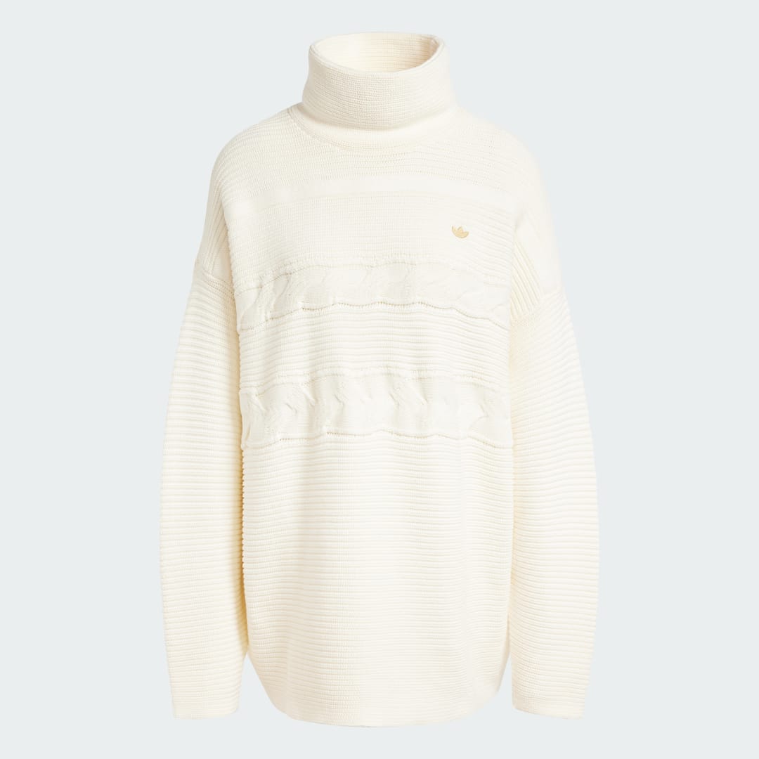 Adidas Premium Oversized Knit Turtleneck
