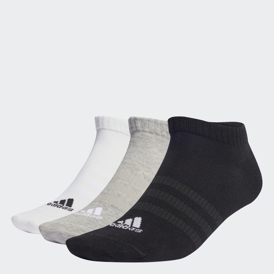 adidas Thin and Light Sportswear Low-Cut Socks 3 Pairs Unisex