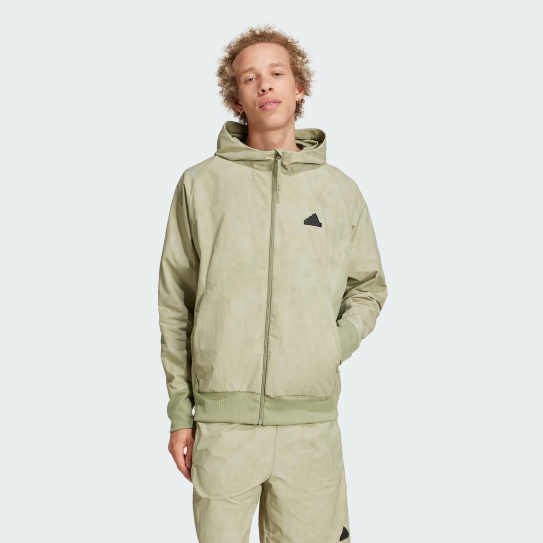 

adidas  Z.N.E. WV FZ Hombre, Tent verde