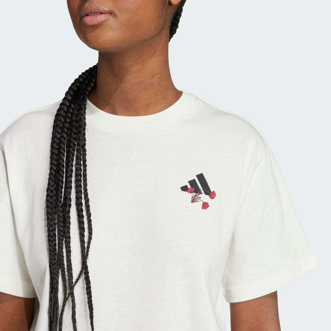 Adidas Tiro Floral Graphic T-shirt