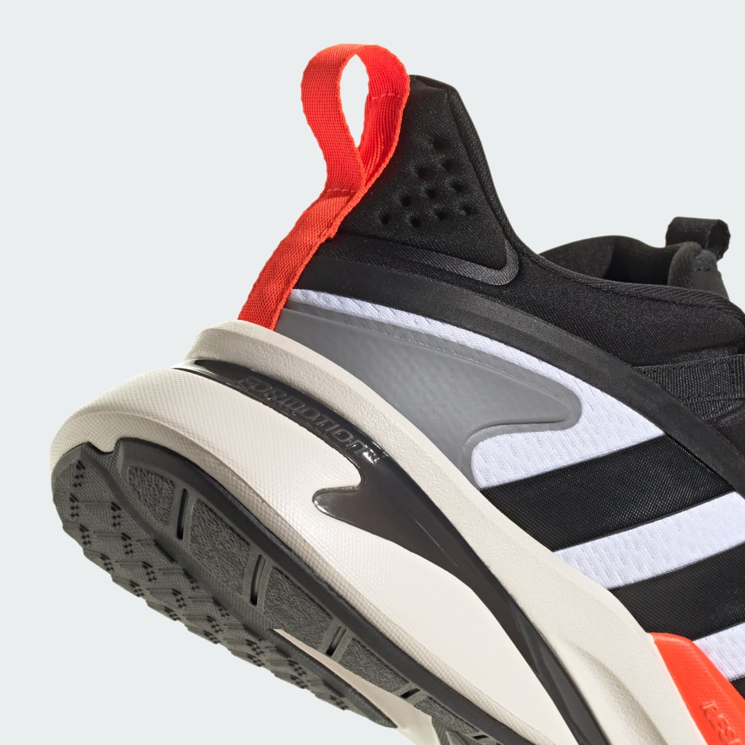 

adidas Tenis Alpharesponse Hombre, Negro/blanco/solar rojo