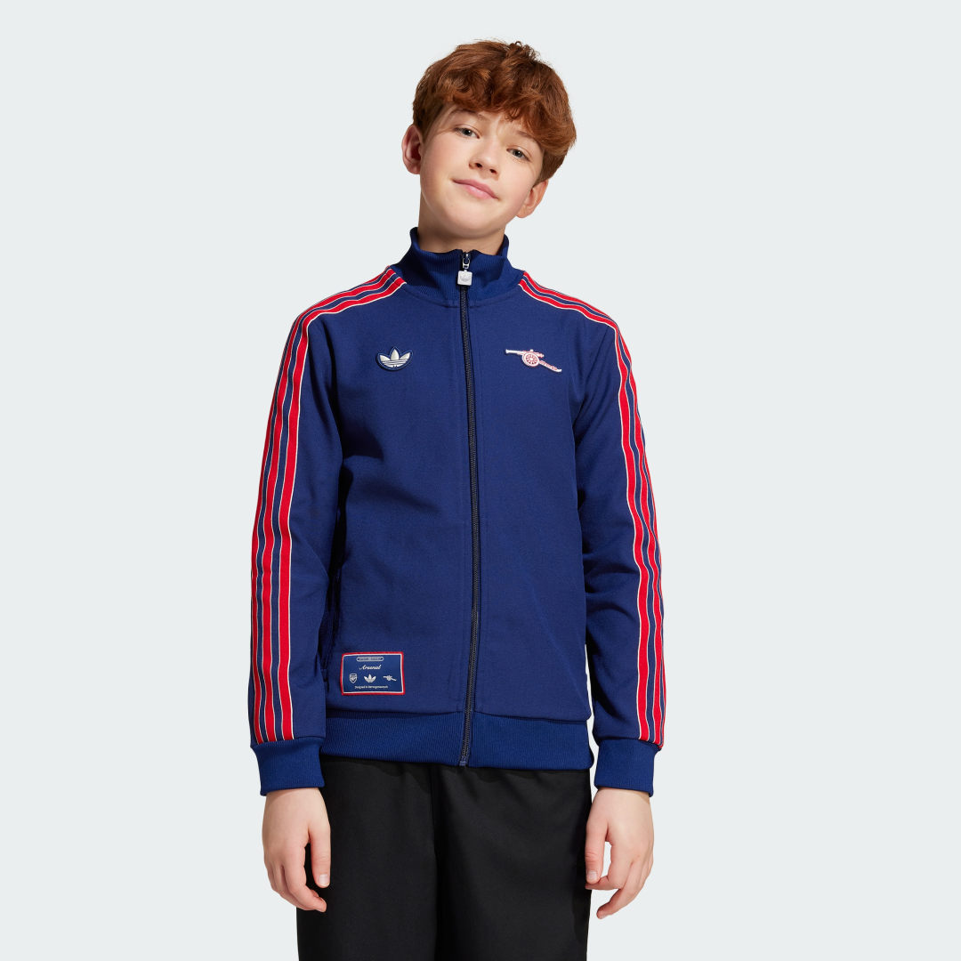 Adidas Arsenal Terrace Icons Sportjack Kids Blauw Kind Blauw