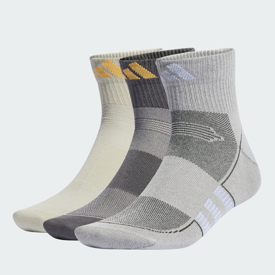 

adidas Medias Performance Light Corte Medio (3 Pares) Unisex, Gris