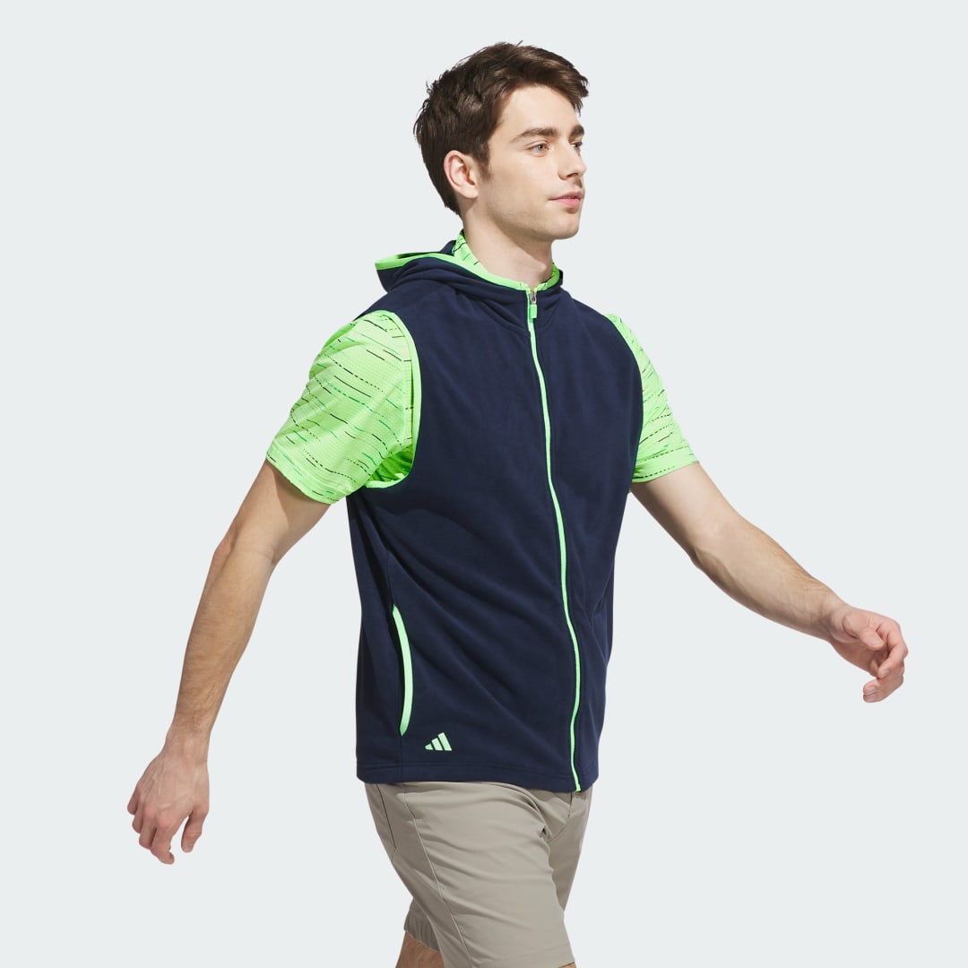 Thumbnail - Ultimate365 Fleece Hoodie Full-Zip Vest
