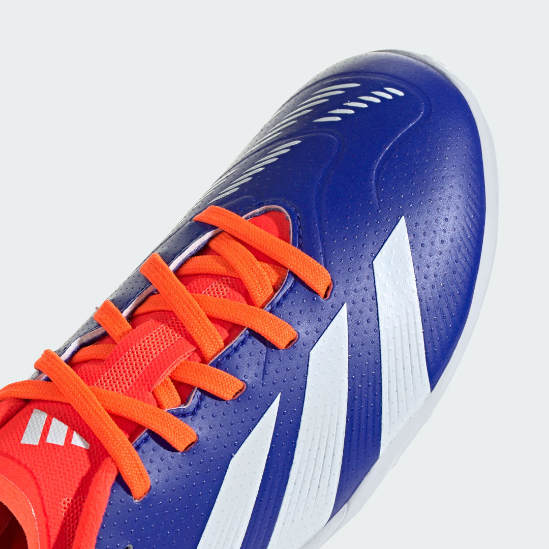 

adidas Calzado de Futbol Predator League Niño, Lucid azul/blanco/solar rojo