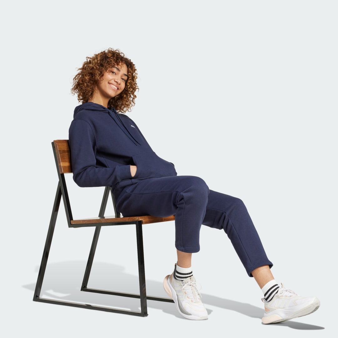 Adidas Essentials Small Logo Feel Cozy Hoodie