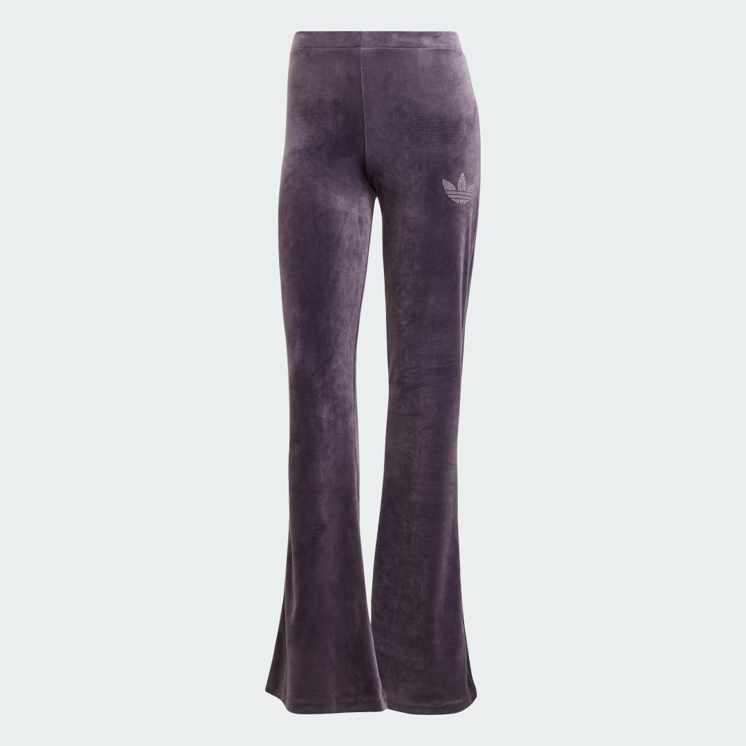 Adidas Velvet Broek met Rhinestone Trefoil
