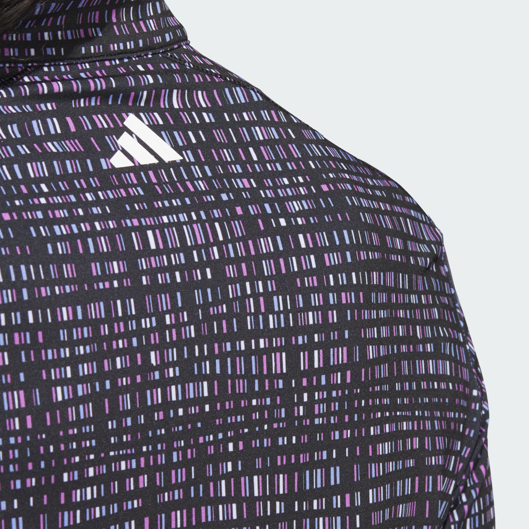 Adidas Ultimate365 Printed Shirt met Korte Rits