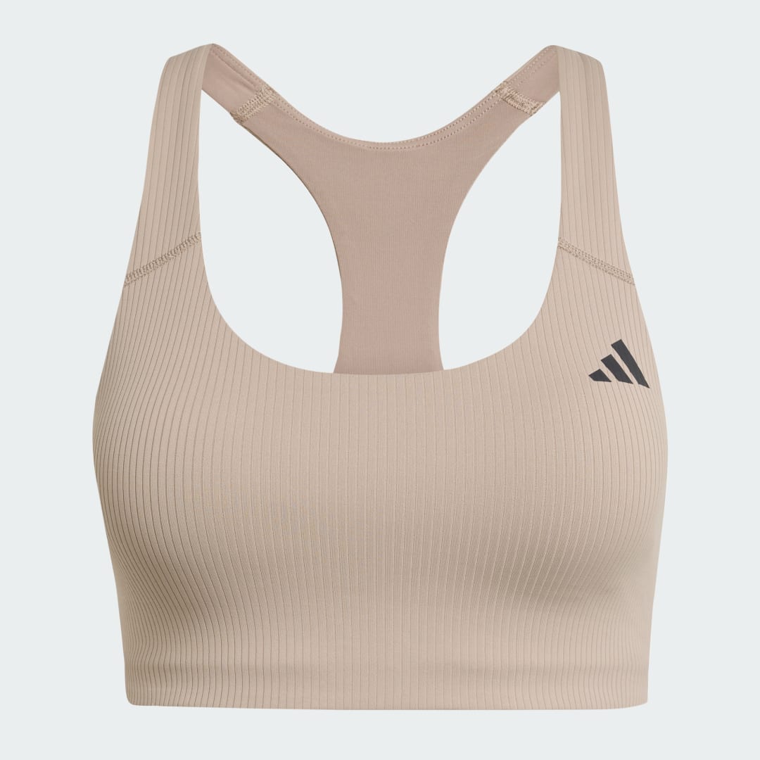 Brassière de training tissu côtelé Powerimpact Maintien moyen - vue 8