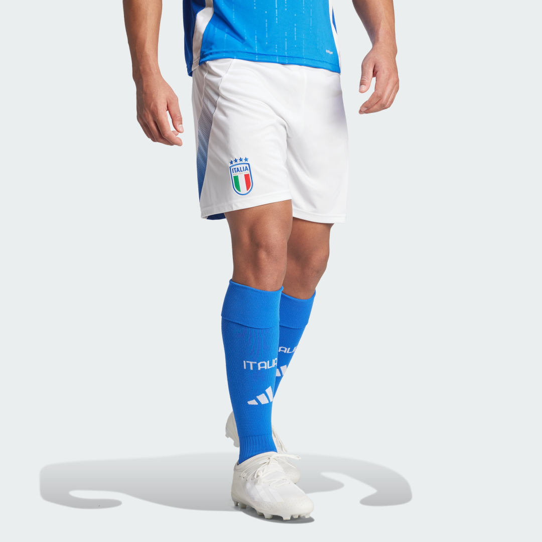 Adidas Italy 2024 Home Shorts Wit- Heren Wit